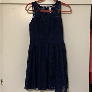 Dark blue dress